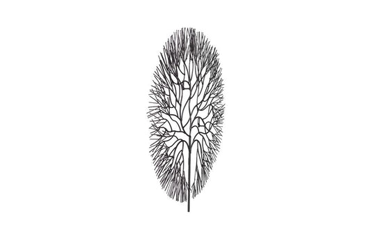 Phillips Collection - Wire Tree Wall Art, Large, Circle, Metal, Black - TH100394 view 2