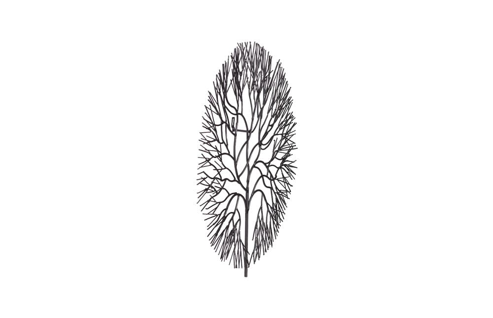 Phillips Collection - Wire Tree Wall Art, Medium, Circle, Metal, Black - TH100393 view 2