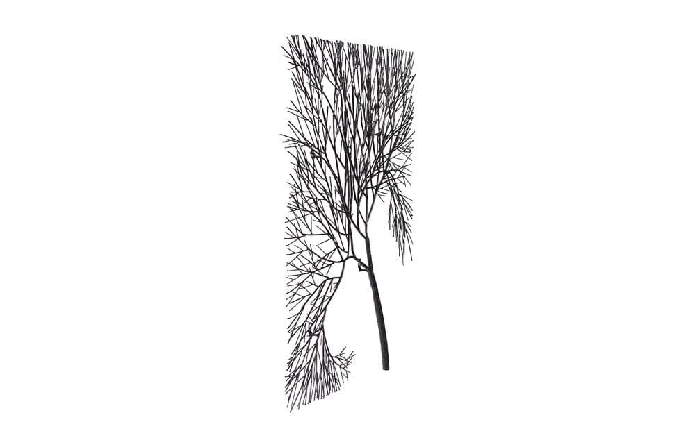 Phillips Collection - Wire Tree Wall Art, Rectangular, Metal, Black - TH100388 view 2