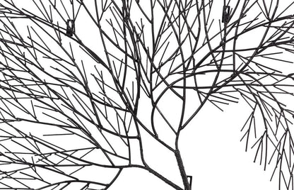 Phillips Collection - Wire Tree Wall Art, Rectangular, Metal, Black - TH100388 view 3