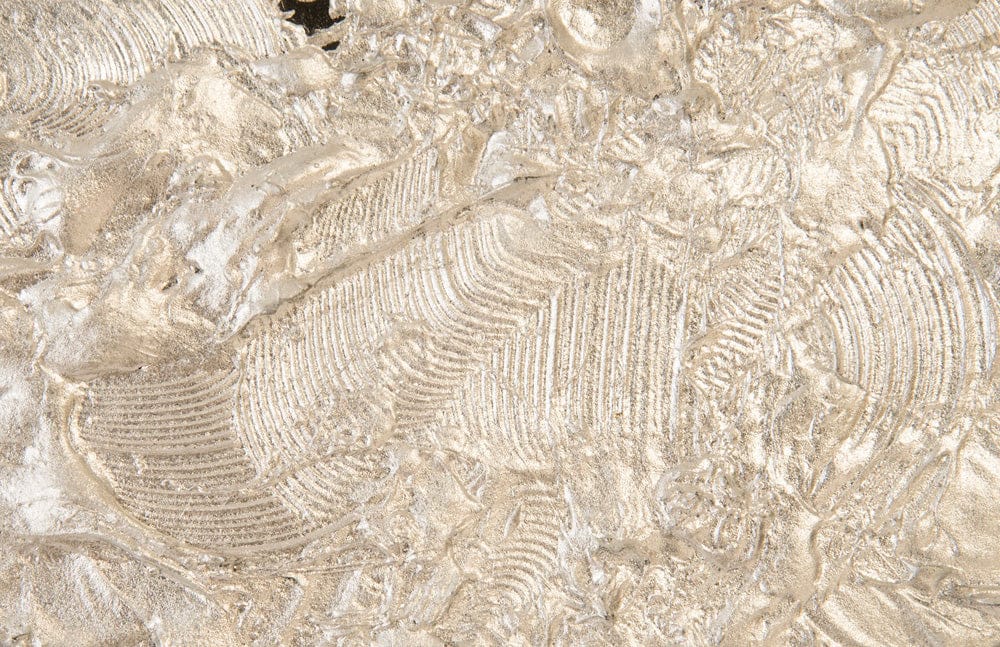 Phillips Collection - Wisp Wall Tile, Chamcha Wood, Silver Leaf on Black - TH97715 view 3