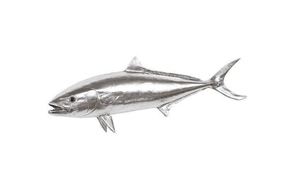 Phillips Collection - Yellow Tailed King Fish Wall Sculpture, Resin, Silver Leaf - PH64551 view 1
