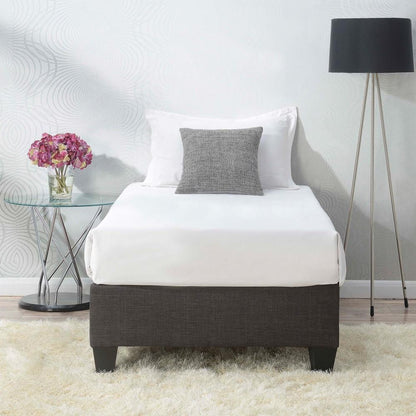 Picket House Furnishings - Abby Twin Platform Bed in Charcoal - UBB090TBBO veiw 1