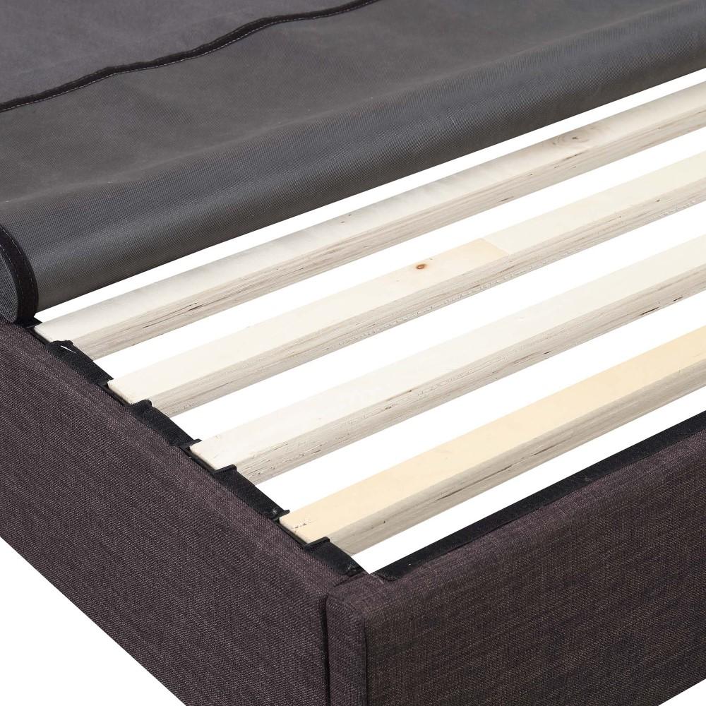 Picket House Furnishings - Abby Twin Platform Bed in Charcoal - UBB090TBBO veiw 5