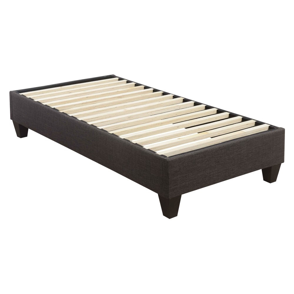 Picket House Furnishings - Abby Twin Platform Bed in Charcoal - UBB090TBBO veiw 6