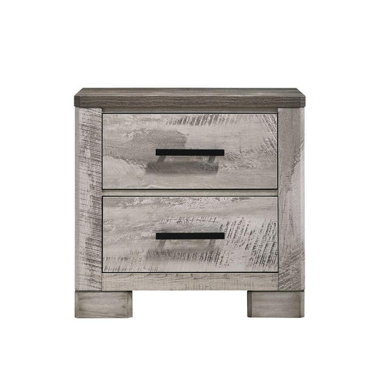 Picket House Furnishings - Adam 2-Drawer Nightstand in Gray - MC300NS veiw 2