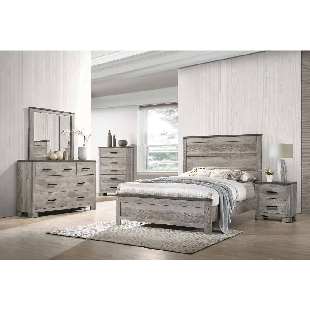 Picket House Furnishings - Adam Full Panel 4PC Bedroom Set in Gray - MC300FB4PC veiw 1