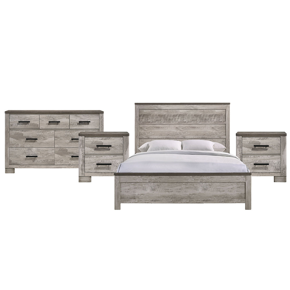 Picket House Furnishings - Adam King 4PC Bedroom Set - MC300KBNSDR view 1