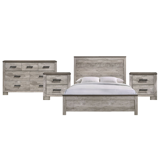 Picket House Furnishings - Adam King 4PC Bedroom Set - MC300KBNSDR view 1