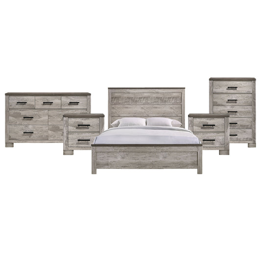 Picket House Furnishings - Adam King 5PC Bedroom Set - MC300KBNSDRC view 1