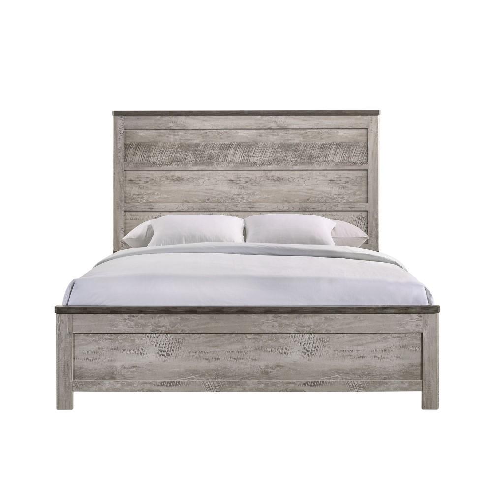 Picket House Furnishings - Adam King Panel Bed in Gray - MC300KB veiw 2