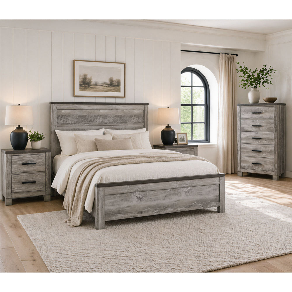 Picket House Furnishings - Adam Queen 4PC Bedroom Set - MC300QBNSCH view 3