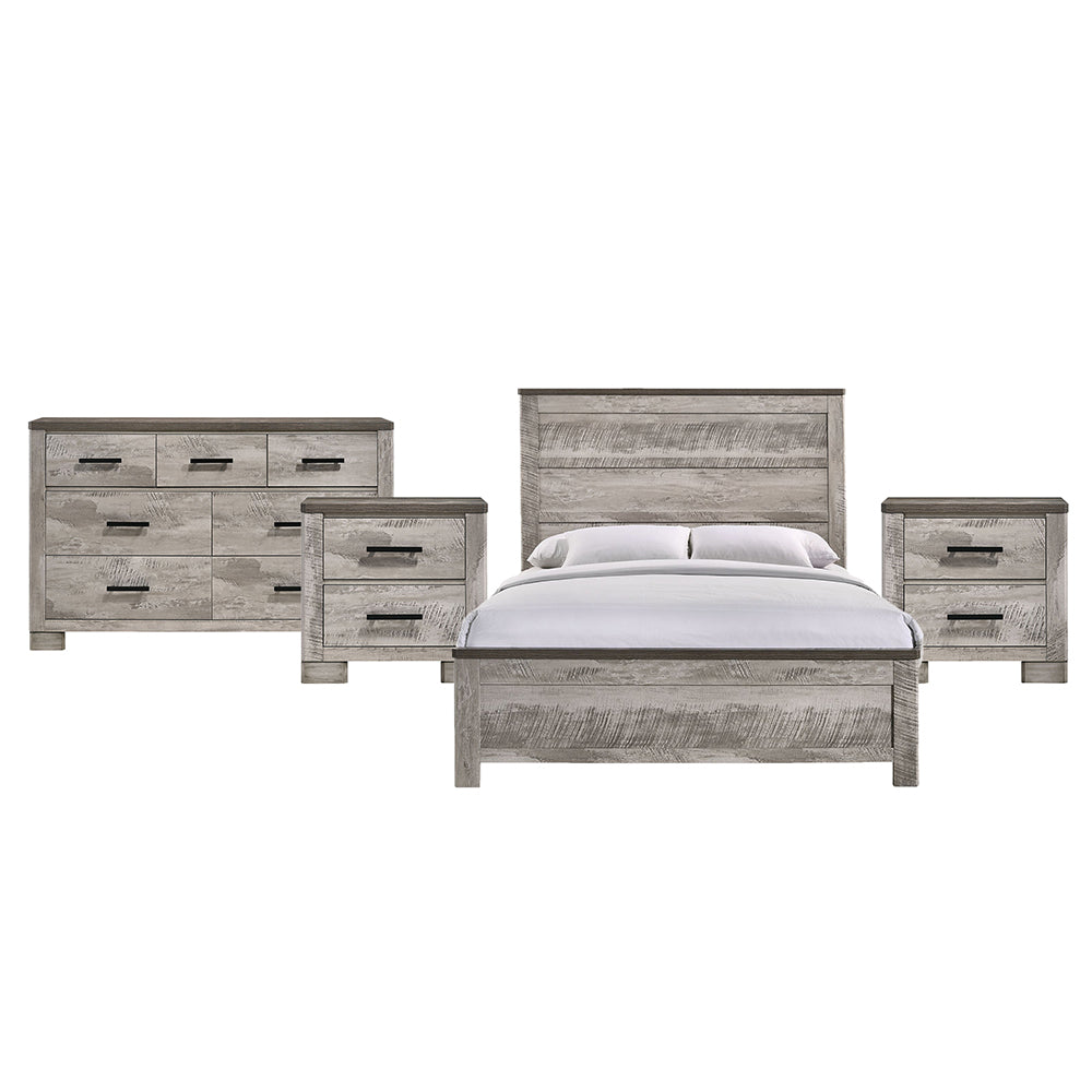 Picket House Furnishings - Adam Queen 4PC Bedroom Set - MC300QBNSDR view 1