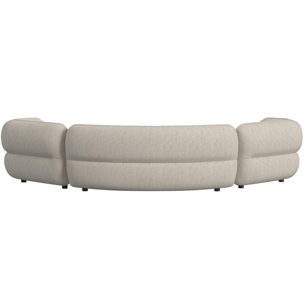 Picket House Furnishings -  Alessandra Sectional Set in Woolen Camel with 6 Pillows - U-15310-11110-SS view 3