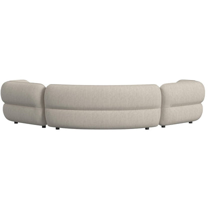 Picket House Furnishings -  Alessandra Sectional Set in Woolen Camel with 6 Pillows - U-15310-11110-SS view 3