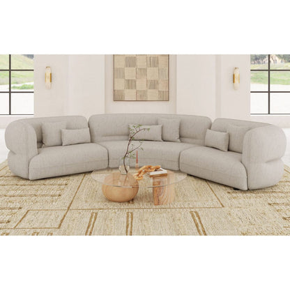 Picket House Furnishings -  Alessandra Sectional Set in Woolen Camel with 6 Pillows - U-15310-11110-SS view 5