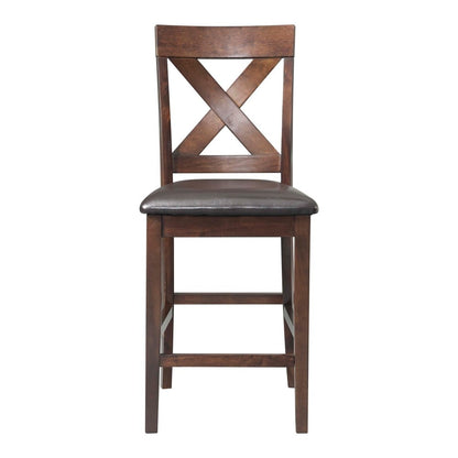 Picket House Furnishings - Alexa 7Pc Counter Height Dining Set in Cherry - DAX1007CS veiw 4
