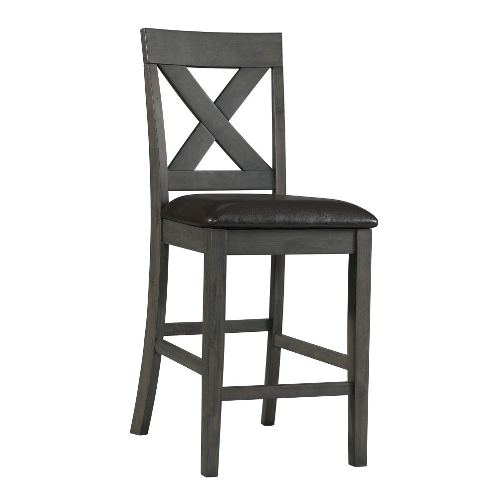 Picket House Furnishings - Alexa 7PC Counter Height Dining Set in Gray - DAX4007CS veiw 5