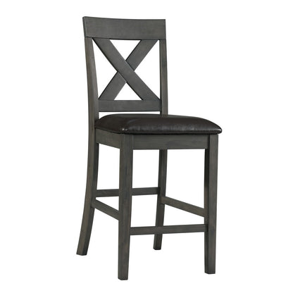 Picket House Furnishings - Alexa 7PC Counter Height Dining Set in Gray - DAX4007CS veiw 5