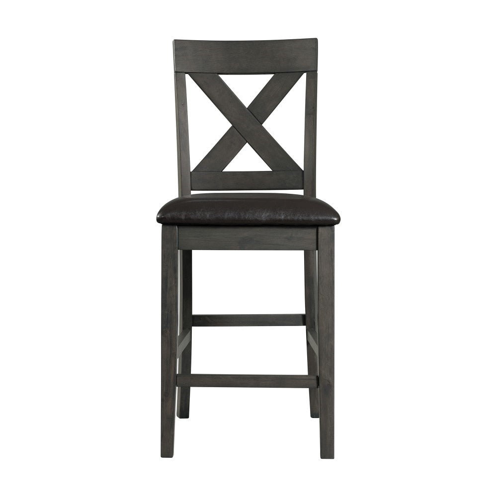 Picket House Furnishings - Alexa 7PC Counter Height Dining Set in Gray - DAX4007CS veiw 6