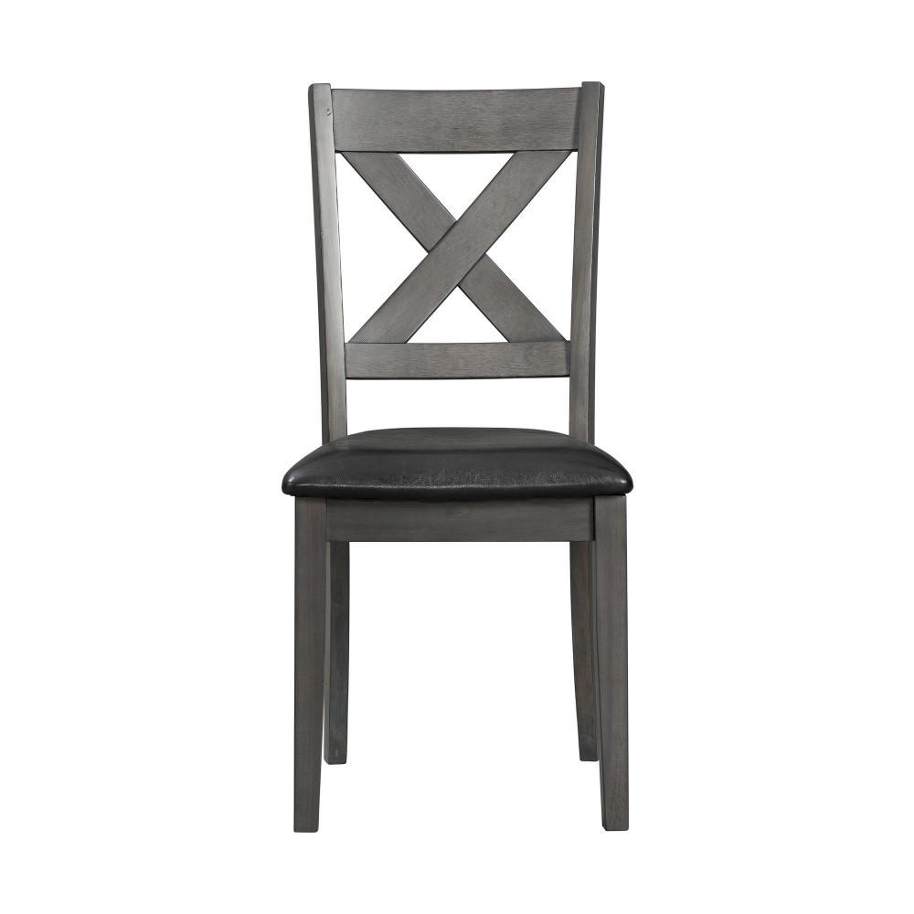 Picket House Furnishings - Alexa 7PC Standard Height Dining Set in Gray - DAX4007DS veiw 6