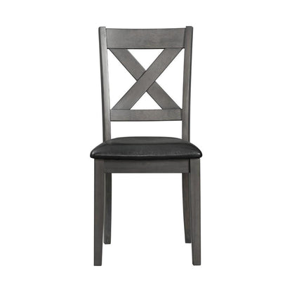 Picket House Furnishings - Alexa 7PC Standard Height Dining Set in Gray - DAX4007DS veiw 6