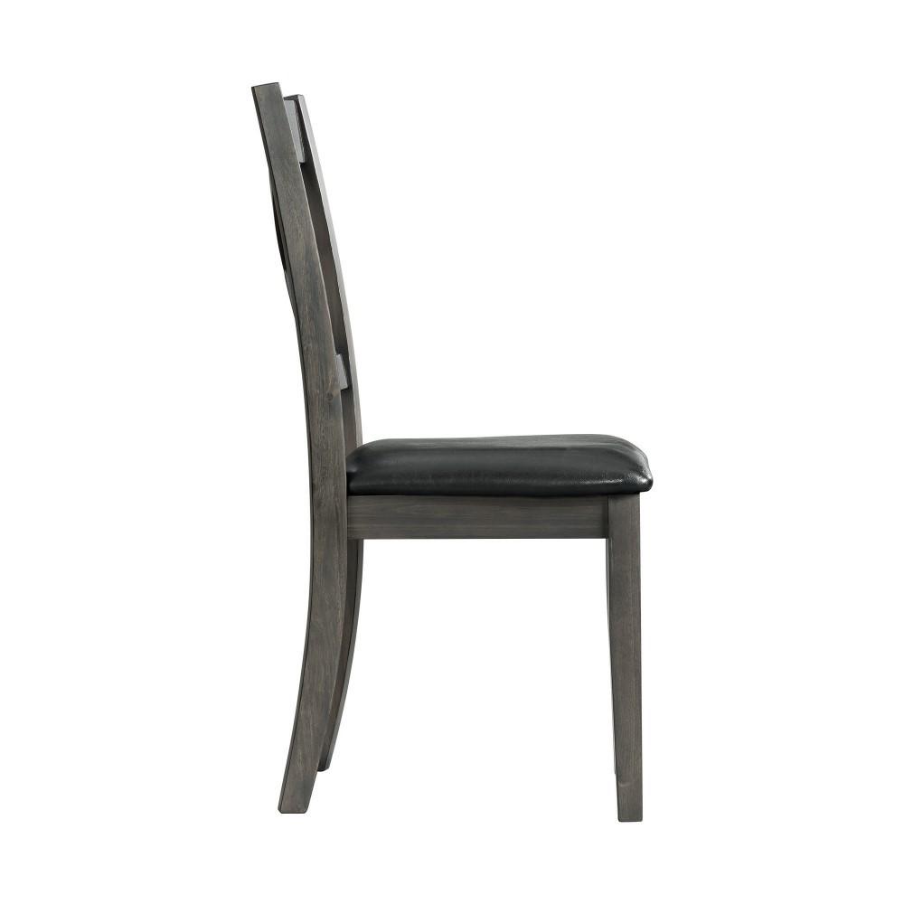 Picket House Furnishings - Alexa 7PC Standard Height Dining Set in Gray - DAX4007DS veiw 7