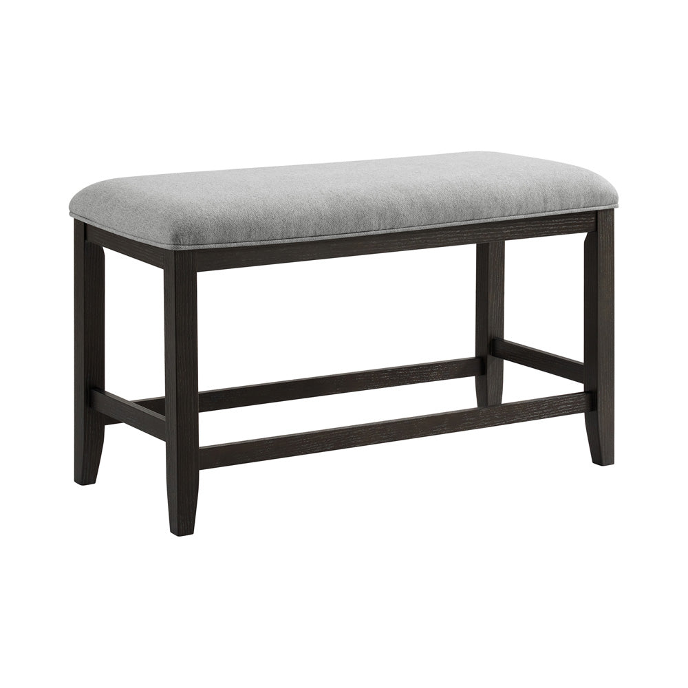 Picket House Furnishings - Alodia 8PC Counter Height Dining Set in Charcoal-Table, Six Chairs & Bench - D-18680-8-CT-8PC view 4