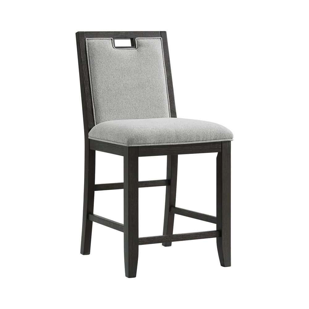 Picket House Furnishings - Alodia 9PC Counter Height Dining Set in Charcoal-Table and Eight Chairs - D-18680-8-CT-9PC view 3