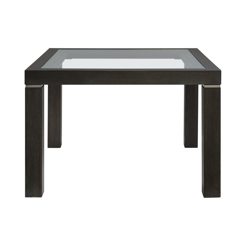 Picket House Furnishings - Alodia Counter Table with Glass in Charcoal - D-18680-8-CT view 2