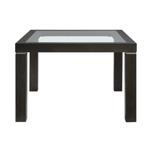 Picket House Furnishings - Alodia Counter Table with Glass in Charcoal - D-18680-8-CT view 2