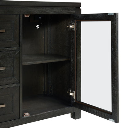 Picket House Furnishings - Alodia Server in Charcoal - D-18680-8-SV view 3
