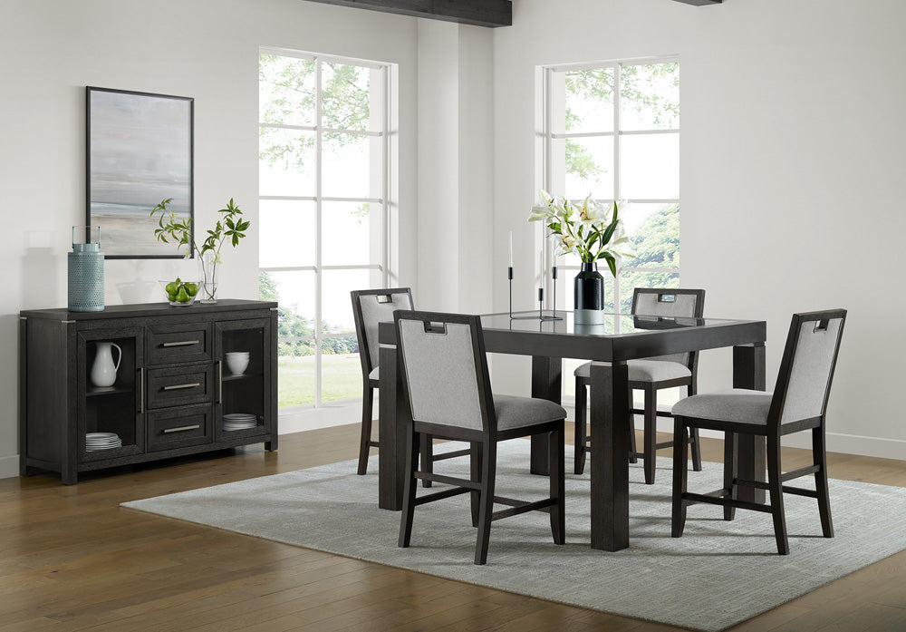 Picket House Furnishings - Alodia Server in Charcoal - D-18680-8-SV view 6