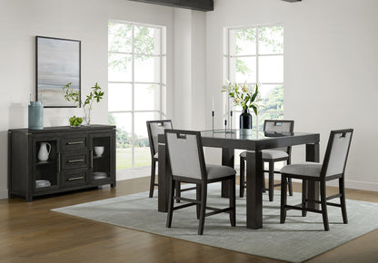 Picket House Furnishings - Alodia Server in Charcoal - D-18680-8-SV view 6