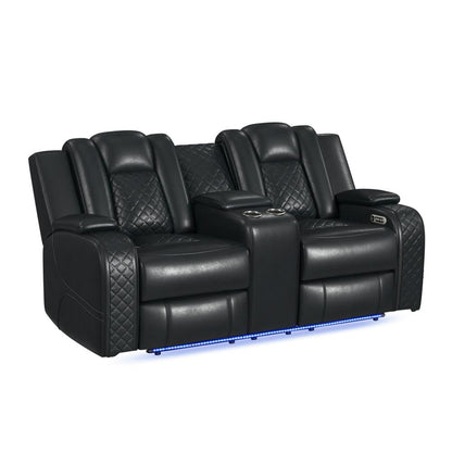 Picket House Furnishings -  Amias 2PC Living Room Set in Pebble Black-Sofa & Loveseat - U-8900-8206-SL-2PC veiw 3