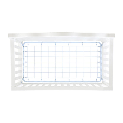 Picket House Furnishings - Annie Crib with Guardrails in White - Y-16780-7-CB view 3