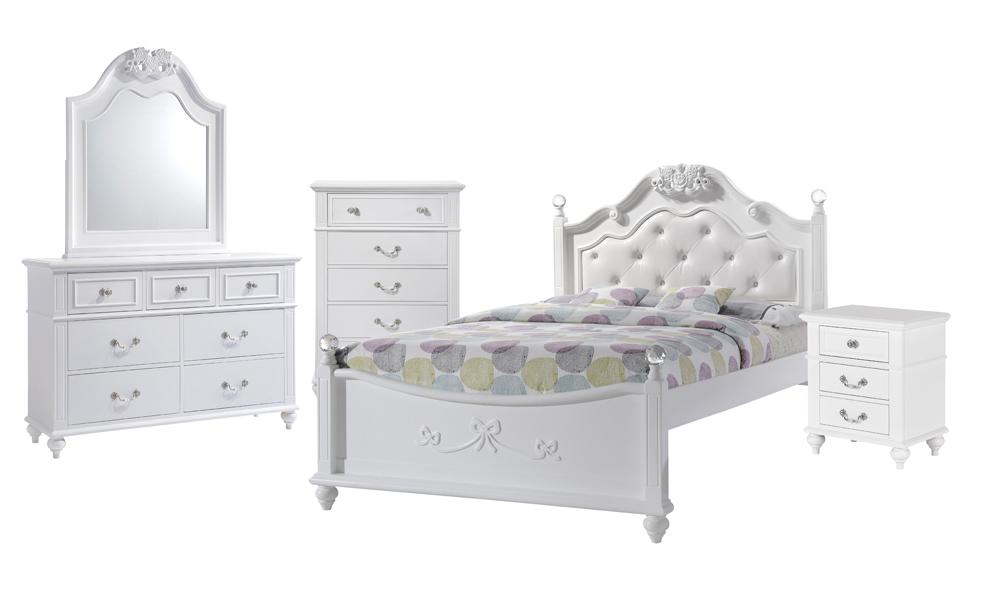 Picket House Furnishings - Annie Full Platform 5PC Bedroom Set - AN700F5PC veiw 1