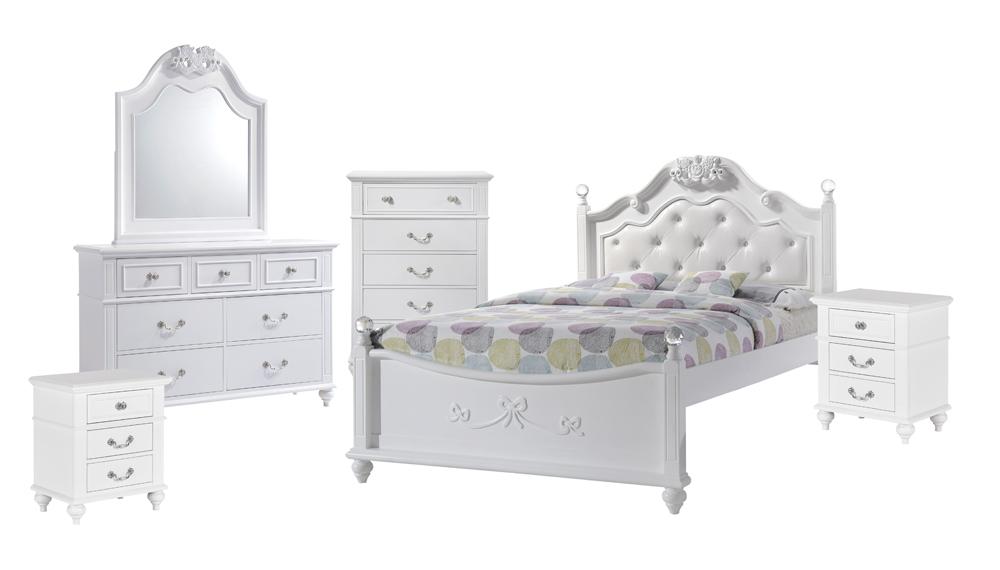 Picket House Furnishings - Annie Full Platform 6PC Bedroom Set w/ Storage Trundle - AN700FT6PC veiw 1