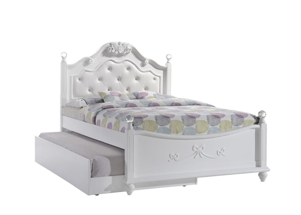 Picket House Furnishings - Annie Full Platform Bed w/ Storage Trundle - AN700FTB veiw 2