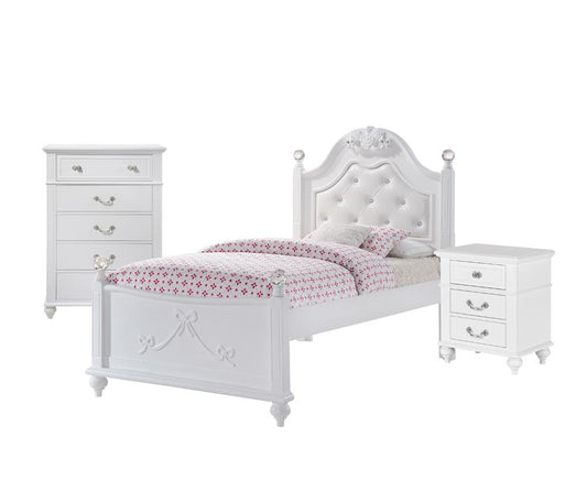 Picket House Furnishings - Annie Twin Platform 3PC Bedroom Set - AN700T3PC veiw 1
