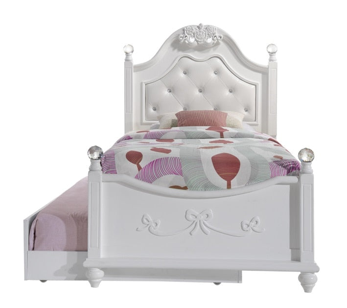 Picket House Furnishings - Annie Twin Platform Bed w/ Storage Trundle - AN700TTB veiw 1