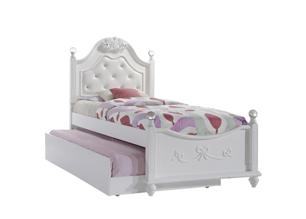 Picket House Furnishings - Annie Twin Platform Bed w/ Storage Trundle - AN700TTB veiw 2