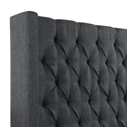 Picket House Furnishings - Arden King Tufted Upholstered Bed in Charcoal - UMW090KB veiw 5