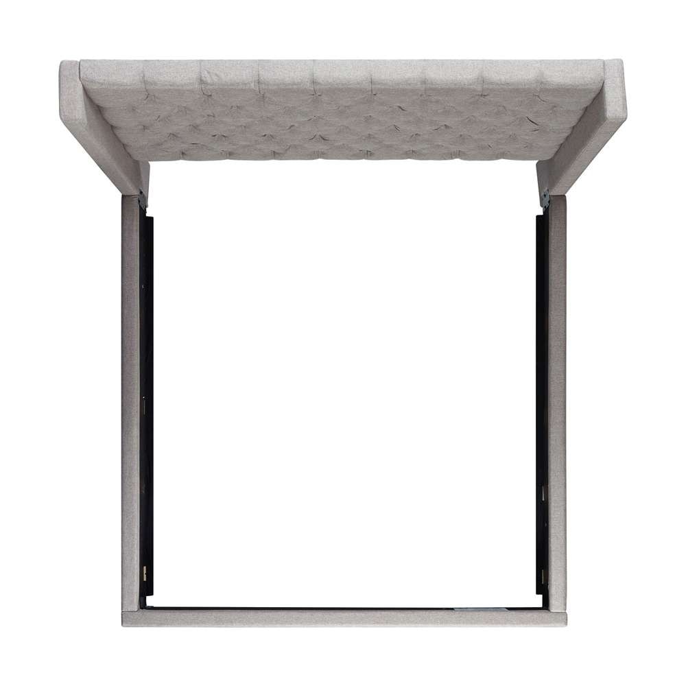 Picket House Furnishings - Arden King Tufted Upholstered Bed in Grey - UMW092KB veiw 4