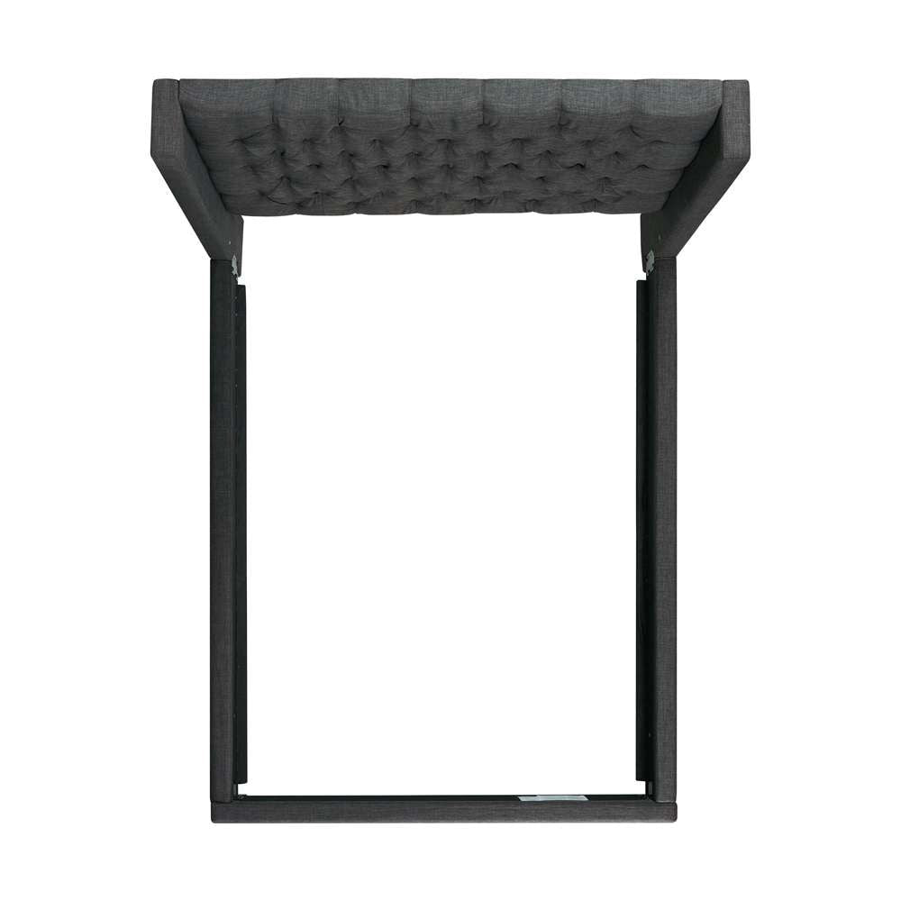 Picket House Furnishings - Arden Queen Tufted Upholstered Bed in Charcoal - UMW090QB veiw 4