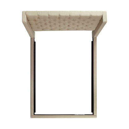 Picket House Furnishings - Arden Queen Tufted Upholstered Bed in Natural - UMW082QB veiw 4