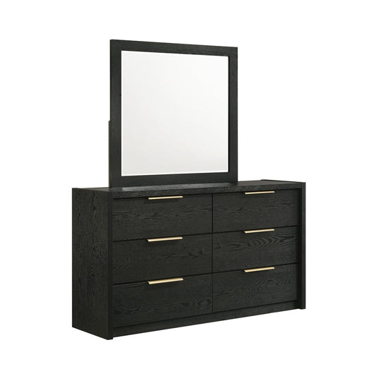 Picket House Furnishings - Ardmore Bend Dresser and Mirror Set in Black - B-19230-8-DRMR view 1