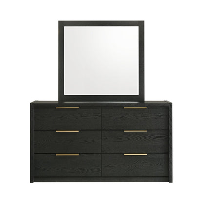 Picket House Furnishings - Ardmore Bend Dresser and Mirror Set in Black - B-19230-8-DRMR view 2