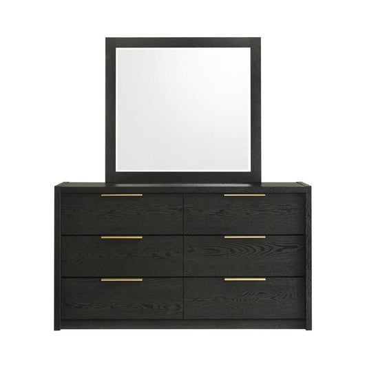 Picket House Furnishings - Ardmore Bend Dresser and Mirror Set in Black - B-19230-8-DRMR view 2