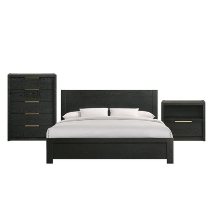 Picket House Furnishings - Ardmore Bend King 3PC Bedroom Set in Black - B-19230-8-KB-3PC view 1